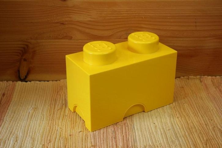 Lego Opbergbox geel, Kinderen en Baby's, Speelgoed | Duplo en Lego, Gebruikt, Lego, Complete set, Ophalen of Verzenden