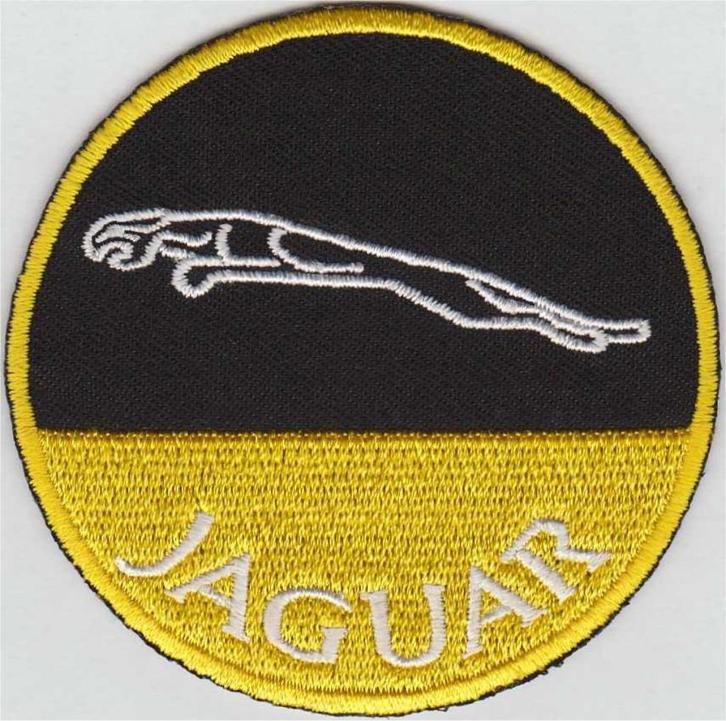Jaguar stoffen opstrijk patch embleem #2, Verzamelen, Automerken, Motoren en Formule 1, Nieuw, Verzenden