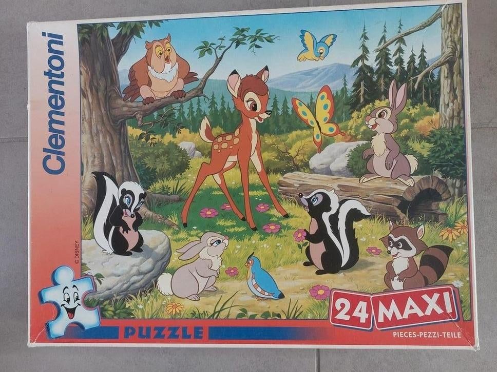 Grote puzzel van Disney met Bambi, Kinderen en Baby's, Speelgoed | Kinderpuzzels, Ophalen, 10 tot 50 stukjes, Gebruikt