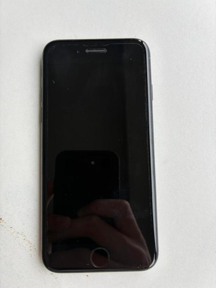 Zwarte Iphone SE 2020, Telecommunicatie, Mobiele telefoons | Apple iPhone, Gebruikt, 64 GB, Zonder abonnement, Zonder simlock
