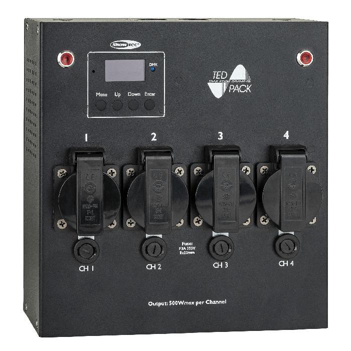Showtec TED Pack 4-Channel Dimmer Pack, Muziek en Instrumenten, Licht en Laser, Nieuw, Ophalen of Verzenden