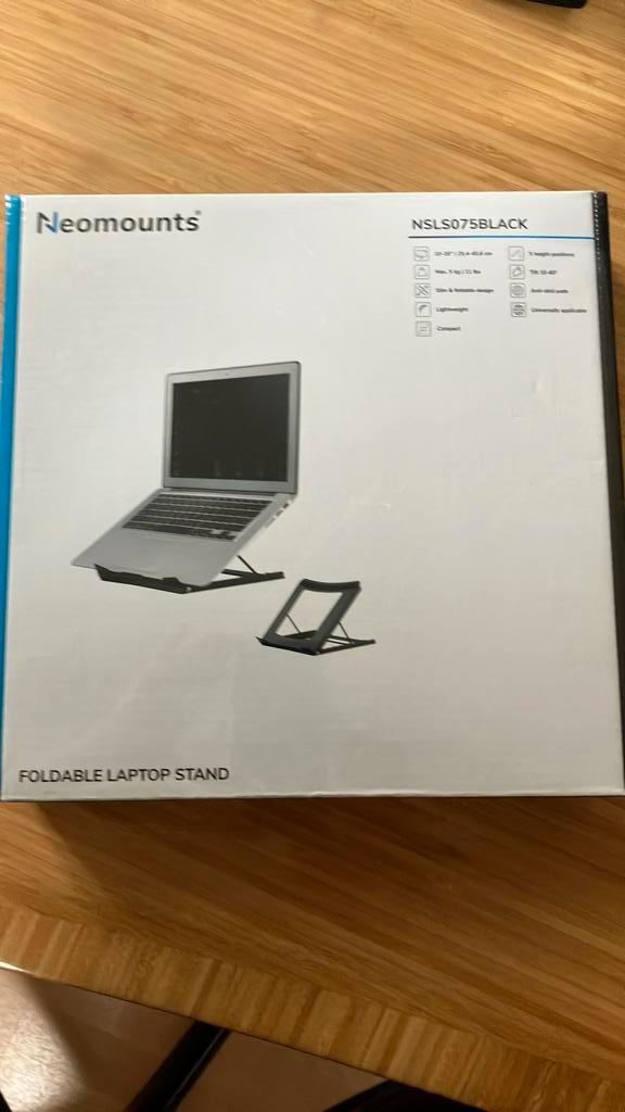 Neomounts NSLS075BLACK, Informatique & Logiciels, Supports d'ordinateur portable, Neuf, Enlèvement