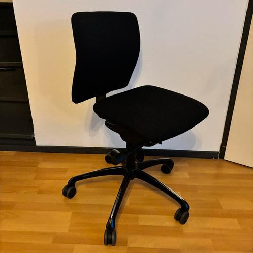 Löffler New Wave 2D bureaustoel, Huis en Inrichting, Bureaustoelen, Zo goed als nieuw, Bureaustoel, Zwart, Ophalen of Verzenden