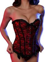 Steampunk Gothic Lace Corset Bustier, Kleding | Dames, Maat 38/40 (M), Overige typen, Nieuw, Ophalen of Verzenden