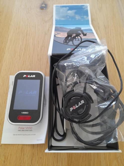 Polar V650 fiets GPS, Fietsen en Brommers, Fietsaccessoires | Fietscomputers, Zo goed als nieuw, Draadloos, GPS, Snelheidssensor