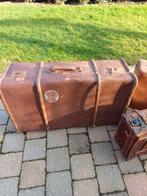 Oude koffer, 70 cm ou plus, Moins de 35 cm, Enlèvement, Cuir