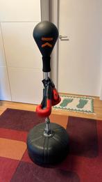 Boksbal + bokshandschoenen - Outshock, Enlèvement, Comme neuf, Punching-ball