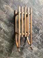 Antieke houten slee, Kinderen en Baby's, Speelgoed | Buiten | Sleeën, Ophalen, Gebruikt, Hout