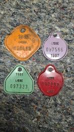 Anciennes plaques d'immatriculation de vélo, Auto diversen, Kentekenplaathouders, Ophalen of Verzenden