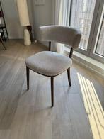 4 x Eetkamerstoel in donkerbruin eikenhout te koop, Huis en Inrichting, Stoelen, Ophalen, Hout, Bruin, Scandinavisch