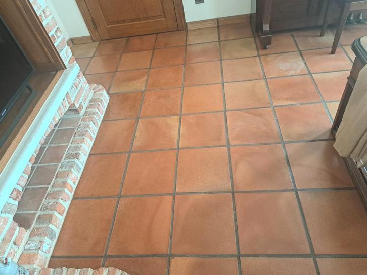 Goed onderhouden en behandeldeTerracotta vloertegels 30x30cm, Doe-het-zelf en Bouw, Tegels, Gebruikt, Vloertegels, Ophalen