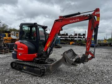Mini pelle 3.5 Tonnes Kubota KX 37 - 4 + 3 bacs, Enlèvement ou Envoi, Excavatrice