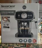 Espresso machine merk silver crest, Comme neuf, Tuyau à Vapeur, Café moulu, Machine à espresso