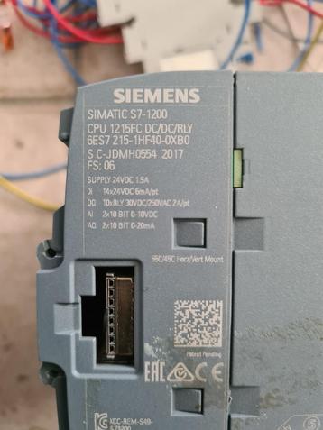 Processeur PLC compact Siemens 6ES7215-1HF40-0XB0, Enlèvement ou Envoi, Comme neuf