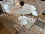 Drie design stoelen, Huis en Inrichting, Ophalen, Kunststof, Drie, Wit