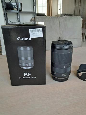 Canon RF 24_240mm F/4-6.3 IS USM, Audio, Tv en Foto, Foto | Lenzen en Objectieven, Ophalen of Verzenden, Zo goed als nieuw, Standaardlens