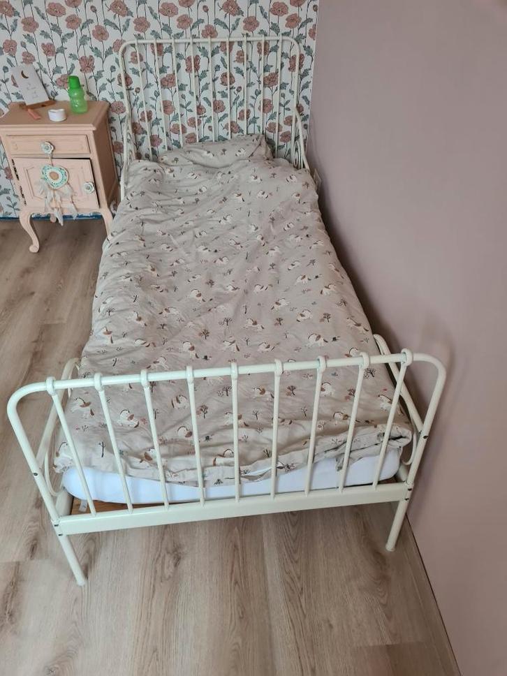 Lit de croissance, Enfants & Bébés, Chambre d'enfant | Lits, Utilisé, 180 cm ou plus, 85 à 100 cm, Sommier à lattes, Matelas, Enlèvement