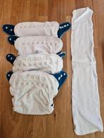 4 Wasbare luiers lulu nature dodo bamboe (5-15kg), Overige typen, Zo goed als nieuw, Standaard, Ophalen