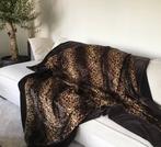 Prachtige luipaard plaid , top kwaliteit , mooi afgewerkt, Huis en Inrichting, Ophalen of Verzenden, Zo goed als nieuw