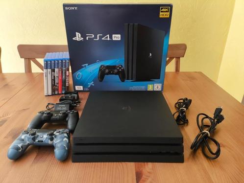 SONY PLAYSTATION 4 PRO - 2 CONTROLLERS - PERFECTE STAAT, Games en Spelcomputers, Spelcomputers | Sony PlayStation 4, Zo goed als nieuw