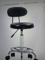 Ergonomische kapperstoelen op wieltjes, Huis en Inrichting, Ophalen of Verzenden, Zo goed als nieuw, In hoogte verstelbaar