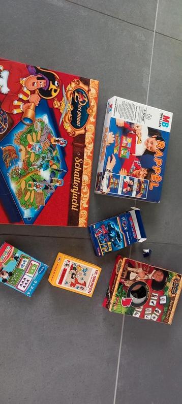 6 spellen samen Piet piraat rox Mickey kwartet