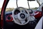 Fiat 500 1.2 Lounge, CarPlay/Navi/PDC/Led/Airco/Leder/Pano, Voorwielaandrijving, 4 zetels, 4 cilinders, Leder en Stof
