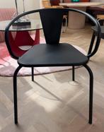 Set van 2 metalen stoelen buiten/binnen, Huis en Inrichting, Ophalen, Twee, Zwart, Nieuw