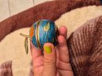 Vintage koperen apple bloemmotief doos made in India, Ophalen of Verzenden