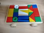 Ikea houten karretje met blokken, Ophalen of Verzenden, Zo goed als nieuw