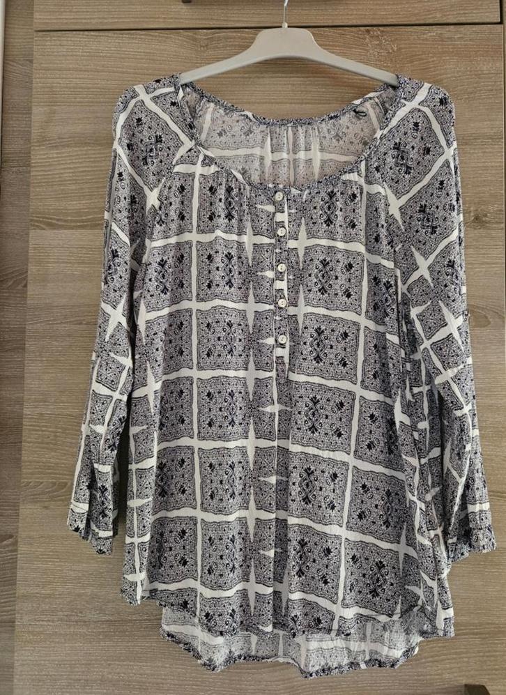 Blouse taille M, Kleding | Dames, Blouses en Tunieken, Gedragen, Maat 38/40 (M), Blauw, Ophalen of Verzenden