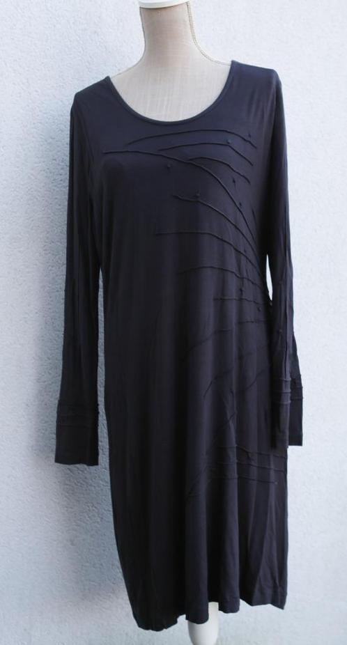 Mooie antracietgrijze jurk - Sandwich - L, Kleding | Dames, Jurken, Zo goed als nieuw, Maat 38/40 (M), Grijs, Ophalen of Verzenden