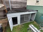 Hondenhok / kennel met nachthok, Dieren en Toebehoren, Ophalen, 100 cm of meer, Hondenhok, 110 cm of meer