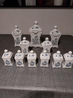 Set kruidenpotten Delfts Blauw, Antiek en Kunst, Ophalen