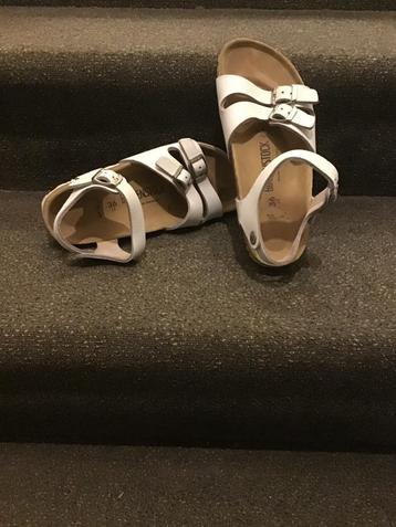 Gratis verzenden Birkenstock leren witte sandalen mt 36 beschikbaar voor biedingen