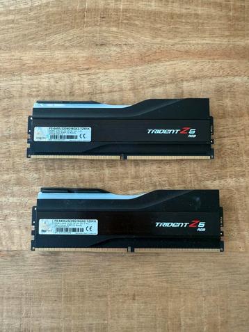 G.Skill DDR5 Trident Z5 RGB 32 GB 4 x 16 GB DDR5 6400 MHz F5 beschikbaar voor biedingen
