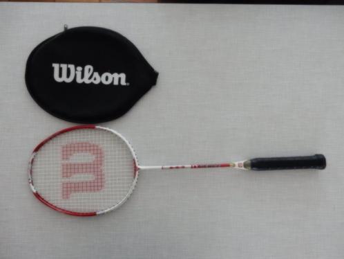 Wilson squashracket, Sport en Fitness, Squash, Zo goed als nieuw, Racket, Met hoes, Ophalen of Verzenden