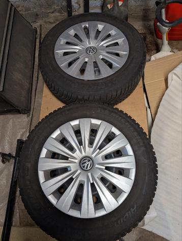 VW Golf en Polo Michelin winterbanden op velg en wieldeksel beschikbaar voor biedingen