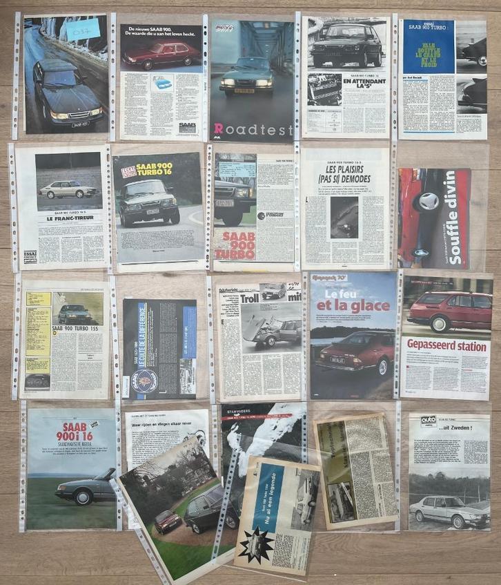 SAAB 900 TURBO - ARTIKELS, Boeken, Auto's | Folders en Tijdschriften, Ophalen of Verzenden