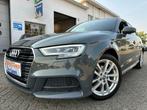 A3 30TDi S-Line S-tronic 1eigenaar NieuwStaat Full option, Cuir, Argent ou Gris, Euro 6, Noir