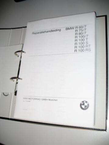 BMW werkplaatsboek voor BMW R60/7 R75/7 R80/7 R100/7 R100RT disponible aux enchères