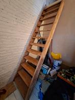 Meunier ladder massief hout, Doe-het-zelf en Bouw, Ladders en Trappen, Ophalen, Gebruikt