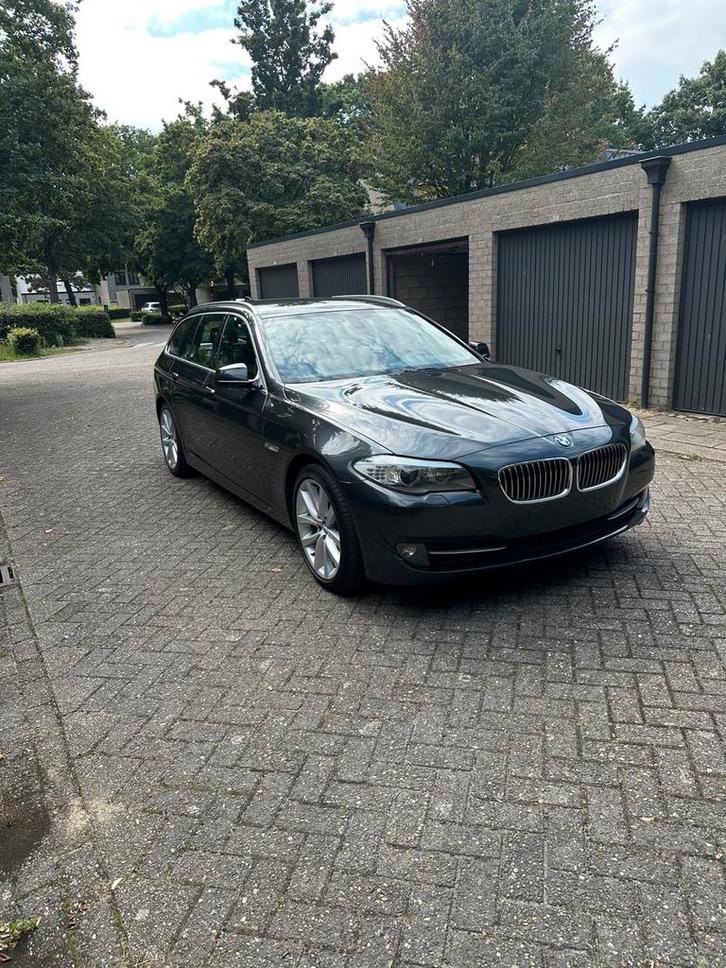BMW 520d, automaat, Auto's, BMW, Particulier, 5 Reeks, Bluetooth, Diesel, Euro 5, Break, 5 deurs, Automaat, Zwart, Zwart, Leder