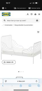 Meegroeibed kind IKEA wit, Kinderen en Baby's, Kinderkamer | Bedden, Ophalen, Zo goed als nieuw