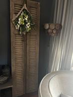 Oud houten luiken set, Ophalen