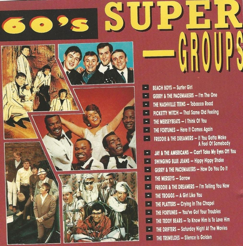 CD * 60's SUPER GROUPS, CD & DVD, CD | Pop, Comme neuf, Enlèvement ou Envoi