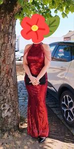 Robe bordeau cérémonie, Kleding | Dames, Trouwkleding en Trouwaccessoires, Ophalen, Zo goed als nieuw