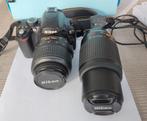Nikon 60 DX met lens 18-55 en lens 55-200, Audio, Tv en Foto, Fotocamera's Digitaal, Ophalen of Verzenden, Gebruikt, Compact, Nikon