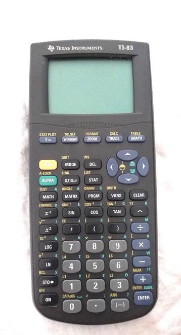 Texas Instruments TI‑83 grafische rekenmachine beschikbaar voor biedingen