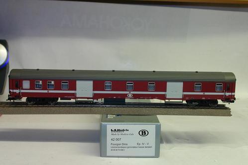 LS MODELS 42007 FOURGON GENERATEUR DMS BORDEAUX SNCB NMBS, Hobby & Loisirs créatifs, Trains miniatures | HO, Comme neuf, Wagon